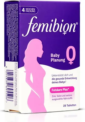Image de femibion 0 BabyPlanung comprimés, 28 comprimés