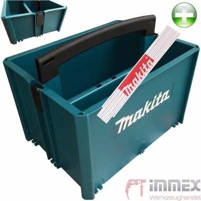 Produktbild von Makita P-83842, Werkzeugkasten, Blau, 395 mm, 295 mm, 249 mm
