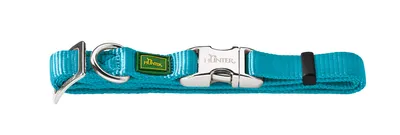 Produktbild von HUNTER Hundehalsung VARIO BASIC ALU-STRONG, Nylon, verstellbar, Aluminiumverschluss, petrol, Größe XL