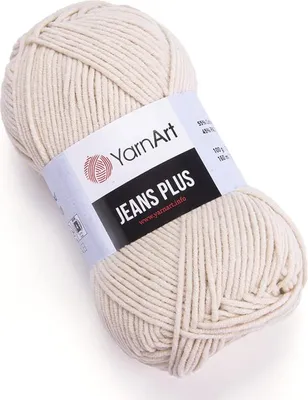 Obrázek produktu pro YarnArt Jeans Plus příze 100 g / 160 m - barva 05 světle béžová - pletací a háčkovací příze