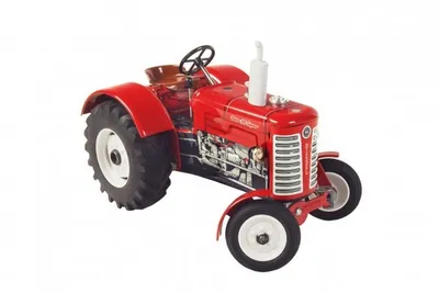 Obrázok produktu pre Traktor Zetor 50 Super červený na klíček kov 15cm 1:25 v krabičce Kovap