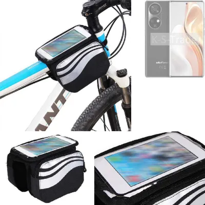 Produktbild von K-S-Trade Rahmentasche Fahrrad-Halterung kompatibel mit Ulefone Note 17 Pro Rahmenhalterung Fahrrad Handyhalterung Fahrradtasche Handy Smartphone