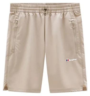 Zdjęcie produktu dla Greenbank Short – lekkie męskie szorty outdoorowe z materiału softshell – Berghaus, kolor: taupe (szary), rozmiar: UK S // DE 48