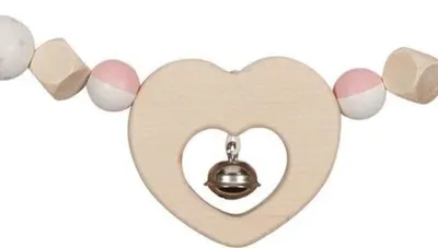 Immagine prodotto di Goki collana trolley in legno cuore con clip
