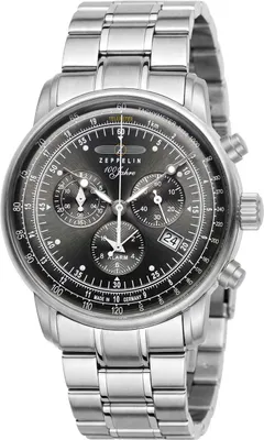 Immagine prodotto di Zeppelin 7680MB-2 Orologio da uomo 100 anni di Zeppelin acciaio/nero
