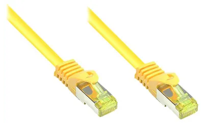 Produktbild von Good Connections  Patchkabel m. Cat.7 Rohkabel  gelb 50m
