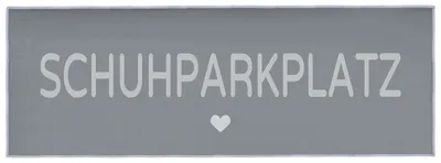 Obrázek produktu pro Šedá, omyvatelná podložka pod nohy, rozměry 35 x 100 cm