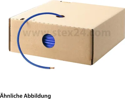 Produktbild von HELU KABEL H07V-K 1X2,5mm² UBU (ultramarinblau) Einzelader PVC ultramarinblau AD 4,1mm VPE 100,0 Meter Nennspannung