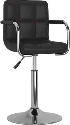 Produktbild von Barhocker Schwarz Kunstleder