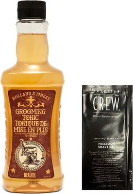 Immagine prodotto di Reuzel Grooming Tonic 350ml + Precision Shave Gel 7,4ml GRATIS
