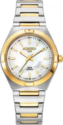 Produktbild von Damenarmbanduhr ROAMER 982847 47 20 20, klassisch goldfarben.