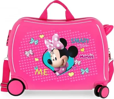 Obrázok produktu pre JOUMMABAGS Detský kufrík na kolieskach Minnie Happy MAXI ABS plast, 50x38x20 cm, objem 34 l