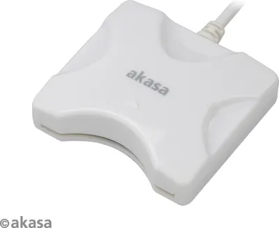 Obrázok produktu pre AKASA externá čítačka Smart kariet - biela