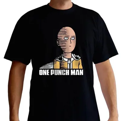 Produktbild von One Punch Man T-Shirt - Saitama Fun (schwarz) M