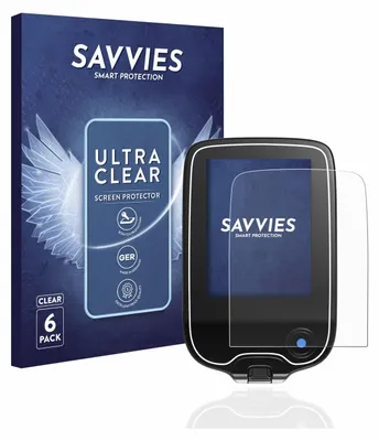 Produktbild von 6x Für Freestyle Libre 3 Schutzfolie Savvies Displayschutz Display Schutz Folie Klar Transparent