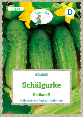 Produktbild von Salat- und Schälgurke Delikateß | Salatgurkensamen von Grüne Fee [MHD 01/2024]
