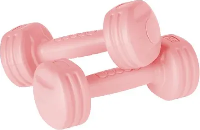 Immagine prodotto di Rebel RBA-2305 Manubri fitness 2 x 1 kg, rosa chiaro