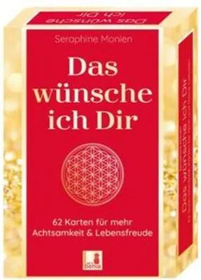 Obrázek produktu pro 62 Gute Wünsche Karten | Das wünsche ich Dir | Achtsamkeitskarten | Orakelkarten | Impulskarten | Geschenkidee