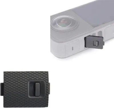 Produktbild von USB-Ladeschutz für Insta360 One X2 - Schwarz - Wasserdicht und staubdicht - Einfache Installation