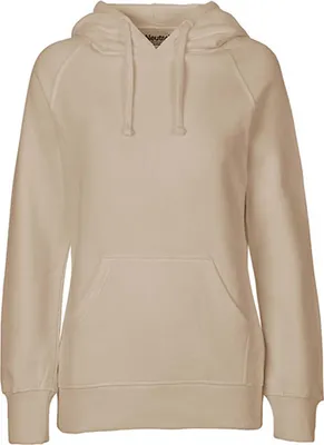 Produktbild von Neutral O83101 | Damen Hoodie / Kaputzenpulli / 100% Fairtrade-Baumwolle - Farbe: Sand - Größe: XXL