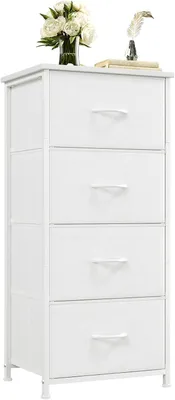 Obrázok produktu pre Komoda 4 zásuvky, 30x42x93 cm, oceľový rám, do spálne
