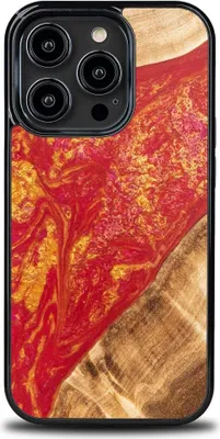 Image de Bewood Étui unique pour iPhone 14 Pro - Néons - Paris
