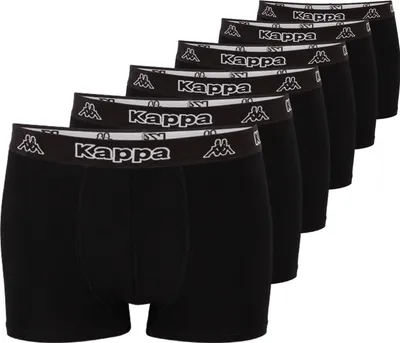 Produktbild von Kappa Boxershorts 6er Pack Retro Pants M schwarz (schwarz)