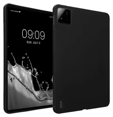 Produktbild von kwmobile Schutzhülle kompatibel mit Xiaomi Pad 7 / Pad 7 Pro - Hülle Silikon - Tablet Cover Case Schwarz matt
