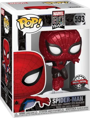 Produktbild von Marvel 80 Years - Spider-Man 593 Special Edition - Funko Pop! - Vinyl Figur