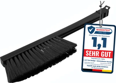 Produktbild von Schneebesen Auto MURSKA schnell, einfach & mühelos Schneefeger Auto 395mm Schneebürste - Besen für Schnee aus Finnland Schwarz
