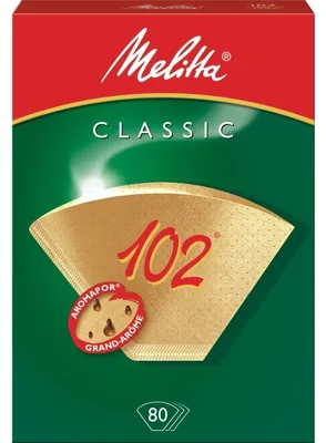 Produktbild von Melitta Mel.Filtertüten (Verkaufseinheit: 9) 102/80 braun 157287 4006508206926