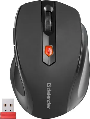 Zdjęcie produktu dla Maus Defender Ultra Mm-315 Rf Czarny Optyczny 1600Dpi 6P
