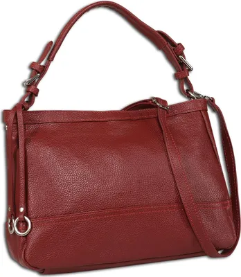 Image de Toscanto Femme Sac à bandoulière en cuir Sac rouge foncé OTT176SD6