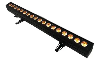 Productafbeelding van LED-wandverlichtingsarmatuur voor podium - DMX512 - RGBWA+UV 6-in-1 - 18 x 18 W - 216 W - Set van 4 - EU-stekker