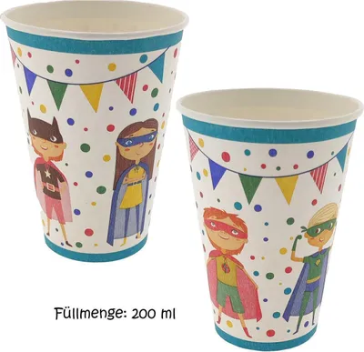 Obrázek produktu pro Papstar Trinkbecher Superhero