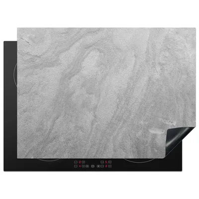 Obrázek produktu pro KitchenYeah® Kryt varné desky šedý - kámen - budovy - design, 71x52cm, dekorace do kuchyně, keramický kryt varné desky, kryt varné desky