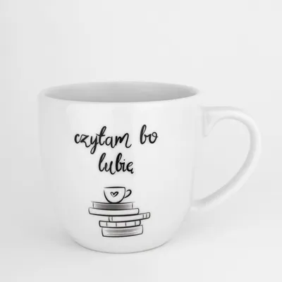 Zdjęcie produktu dla Kubek 300 ml - Czytam bo lubię