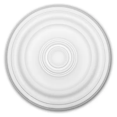 Produktbild von PROFHOME 156050 Rosette aus Polyurethan Deckenrosette Zierelement Ø 40,4 cm