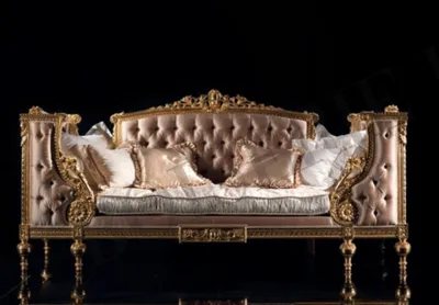 Zdjęcie produktu dla Sofa Dreisitzer Couch Polster Möbel Chesterfield Barock Rokoko Antik Stil