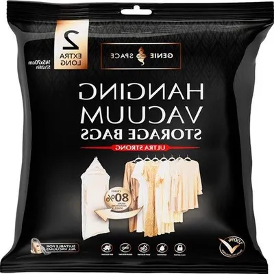 Immagine prodotto di Sacchetti sottovuoto Premium Kubus | 2 pezzi (80x60x32 cm) | A tenuta d'aria e riutilizzabili | Consentono di risparmiare l'80% di spazio | Per vestiti, asciugamani, biancheria da letto, ecc.