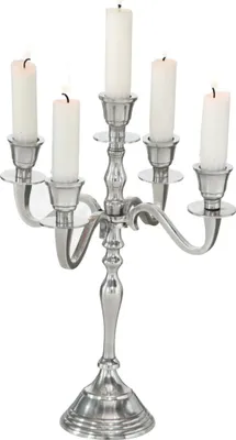 Produktbild von Boltze Kerzenständer Chiara 5-flammig, Kerzenhalter aus Metall stilvolles Design