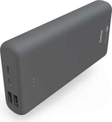 Produktbild von Power Pack "Supreme 24HD", 24000mAh, 3 Ausgänge: 1x USB-C, 2x USB-A, Grau (00201670)