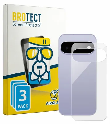 Produktbild von 3x BROTECT Schutzglas für Google Pixel 11 (Rückseite) Schutzfolie Panzer Folie Glas Display Schutz klar