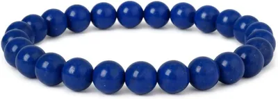 Productafbeelding van Natuurstenen Armband - Lapis Lazuli - Dagelijks Gebruik - Echte Edelsteen - 8 mm Kralen - Blauw