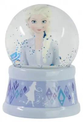 Produktbild von Frozen Elsa Schneekugel - Disney Glaskugel mit Schnee
