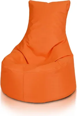 Produktbild von Ecopuf, Sitzkissen, Sessel Bean Bag, Sitzsack, für Innen und Außen, 85x80, Farbe Orange