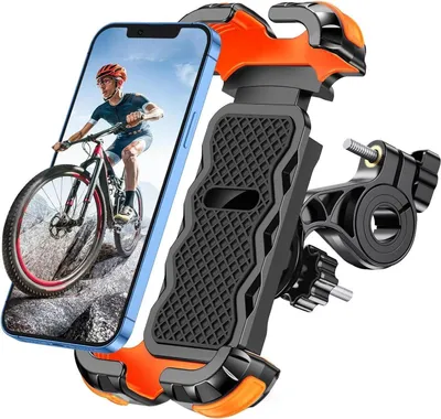 Produktbild von Glangeh Handyhalterung Fahrrad 360° Drehbar für 4,7-6,8 Zoll Smartphone
