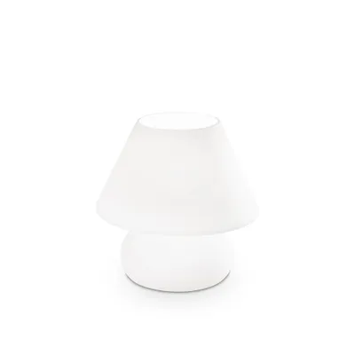Image de Lampe de table PRATO blanche 1 ampoule hauteur 4 cm