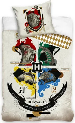 Produktbild von Harry Potter Houses Bettwäsche Linon / Renforcé 147 Bettbezug School