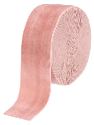 Samtband 5 cm x 10 Yards, puderrosa, für DIY & Geschenke